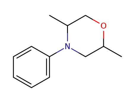 Molecular Structure of 1258887-18-1 (2,5-dimethyl-4-phenylmorpholine)