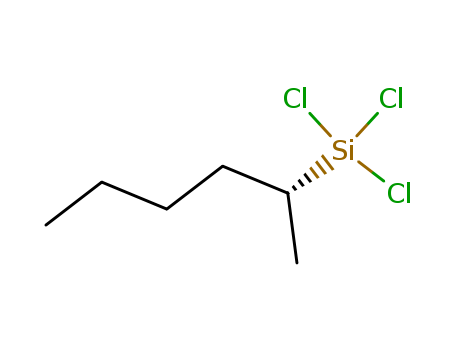 Silane, trichloro(1-methylpentyl)-, (R)-