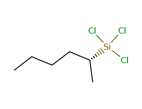 Silane, trichloro(1-methylpentyl)-, (R)-