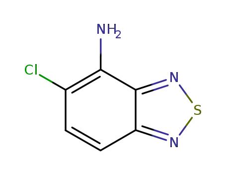 Molecular Structure of 115398-34-0 (4-AMINO-5-CHLORO-1,2,3-BENZOTHIADIAZOLE)