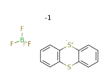Molecular Structure of 60896-34-6 (thianthrinium tetrafluoroborate)