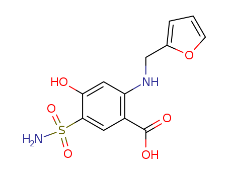 4-hydroxy-N-furfuryl-5-sulfamoylanthranilic acid