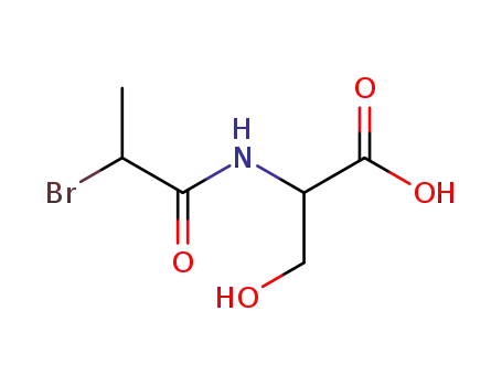 <i>N</i>-(2-bromo-propionyl)-serine
