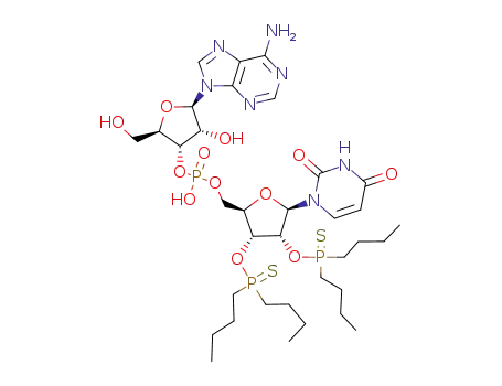 2',3'-O-bis-di-n-butylphosphinothioyluridylyl-(5'-3')-adenosine
