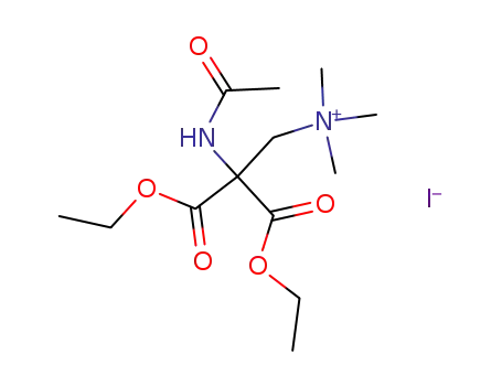 (2-아세틸아미노-2,2-비스-에톡시카르보닐-에틸)-트리메틸-암모늄 요오드화물