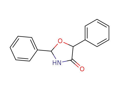 Molecular Structure of 10321-42-3 (2,5-Diphenyloxazolidin-4-one)