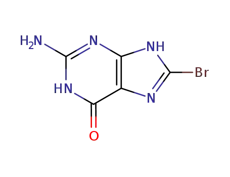 Molecular Structure of 3066-84-0 (8-BROMOGUANINE)