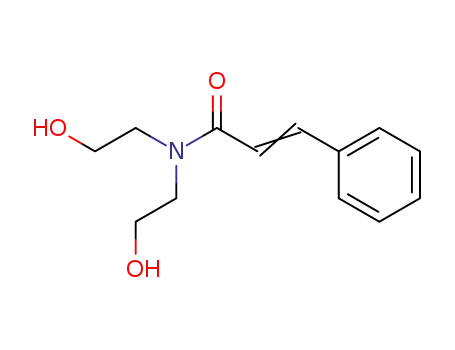 Molecular Structure of 30687-17-3 (N,N-bis(2-hydroxyethyl)cinnamamide)