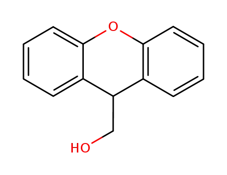 Molecular Structure of 5490-92-6 (9H-Xanthene-9-methanol)