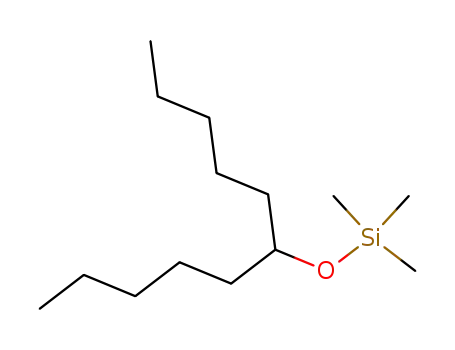 Molecular Structure of 100009-30-1 (Trimethyl-(1-pentyl-hexyloxy)-silane)