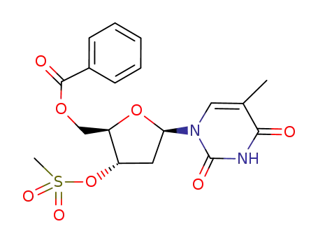 Thymidine, 5'-benzoate 3'-methanesulfonate