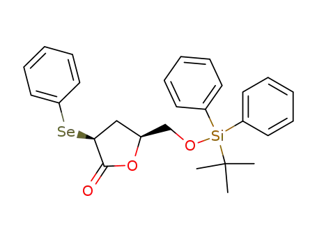 5-O-(tert-butyldiphenylsilyl)-3-deoxy-2-Se-phenyl-2-seleno-D-threo-pentonic acid γ-lactone
