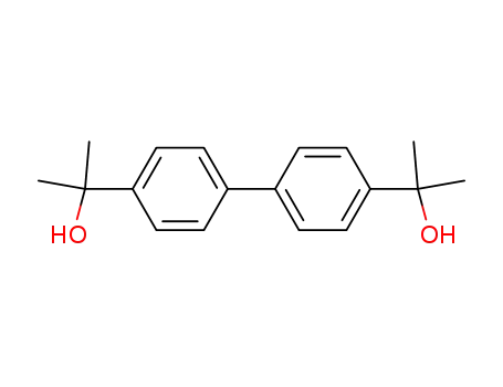 Molecular Structure of 22726-67-6 (4,4'-bis(2-hydroxy-2-propyl)biphenyl)