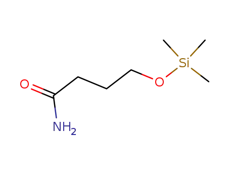 Molecular Structure of 100446-67-1 (4-trimethylsiloxybutyramide)