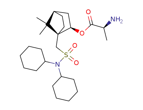 <(1S,2R)-10-(N,N-dicyclohexylaminosulfonyl)born-2-yl> (2R)-2-aminopropionate