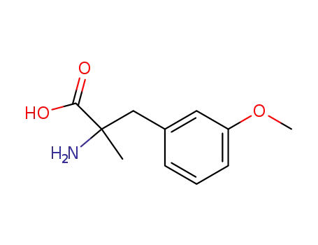 Molecular Structure of 2349-31-7 (ALPHA-METHYL-M-METHOXY-DL-PHENYLALANINE)