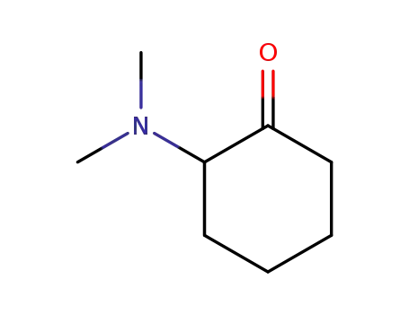 Molecular Structure of 6970-60-1 (2-(dimethylamino)cyclohexanone)