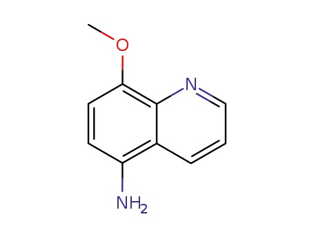 Molecular Structure of 70945-35-6 (8-methoxyquinolin-5-amine)