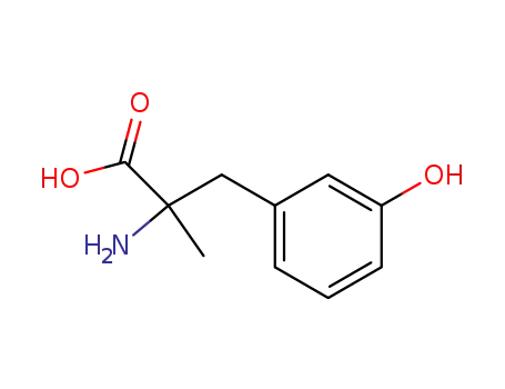 Molecular Structure of 305-96-4 (Α-METHYL-DL-M-TYROSINE)