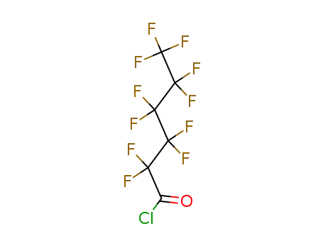 Molecular Structure of 335-53-5 (undecafluorohexanoyl chloride)