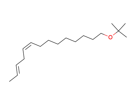 Molecular Structure of 119649-90-0 ((2E,5Z)-14-tert-Butoxy-tetradeca-2,5-diene)