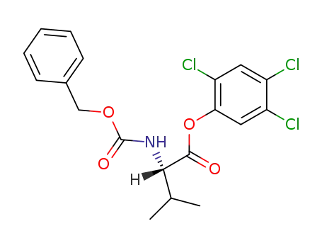 Molecular Structure of 3065-23-4 (2,4,5-trichlorophenyl N-[(benzyloxy)carbonyl]-L-valinate)