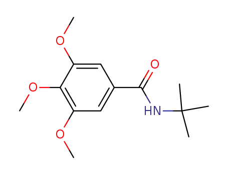 Molecular Structure of 49834-25-5 (N-(tert-butyl)-3,4,5-trimethoxybenzamide)