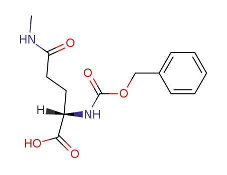 Molecular Structure of 95082-75-0 (<i>N</i><sup>2</sup>-benzyloxycarbonyl-<i>N</i><sup>5</sup>-methyl-L-glutamine)