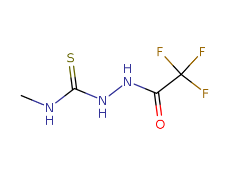 Acetic acid,2,2,2-trifluoro-, 2-[(methylamino)thioxomethyl]hydrazide 25366-21-6