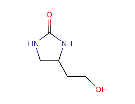Molecular Structure of 161663-36-1 (2-Imidazolidinone,4-(2-hydroxyethyl)-(9CI))