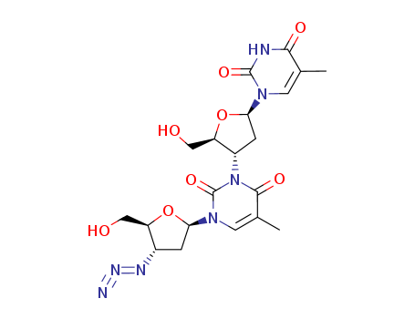 3'-[3-(3-Azido-2,3-dideoxy-β-D-erythro-pentofuranosyl)-3,6-dihydro-5-methyl-2,6-dioxo-1(2H)-pyrimidinyl]-3'-deoxy-Thymidine