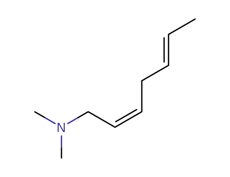 Molecular Structure of 83862-26-4 ((2Z,5E)-1-(dimethylamino)heptadiene)