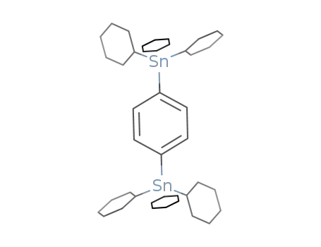 Stannane, 1,4-phenylenebis[tricyclohexyl-