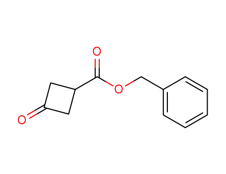 Molecular Structure of 198995-91-4 (BENZYL 3-OXOCYCLOBUTANECARBOXYLATE)