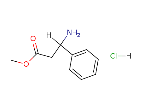 Benzenepropanoic acid, b-amino-, methyl ester,hydrochloride (1:1), (bS)-