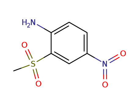 Molecular Structure of 96-74-2 (2-METHANESULFONYL-4-NITROPHENYLAMINE)