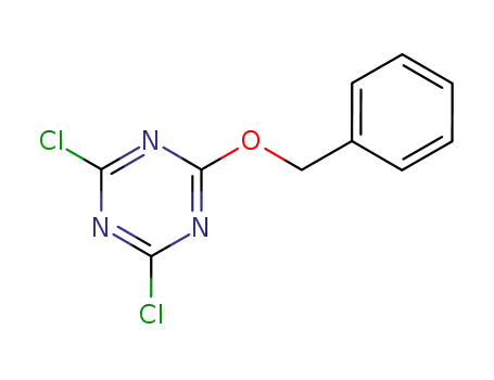 Molecular Structure of 30886-24-9 (2-(benzyloxy)-4,6-dichloro-1,3,5-triazine)