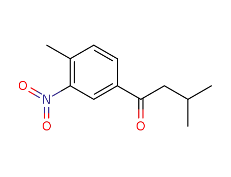Molecular Structure of 859194-98-2 (3-methyl-1-(4-methyl-3-nitro-phenyl)-butan-1-one)