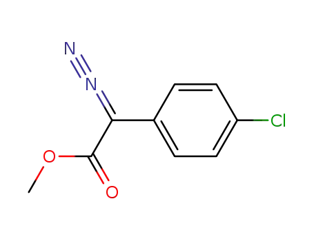 Molecular Structure of 93961-29-6 (methyl 2-(4-chlorophenyl)-2-diazoacetate)