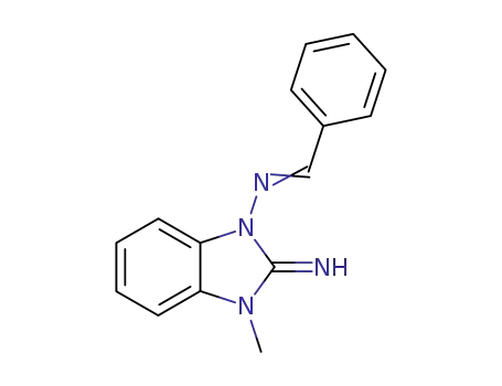1-benzylideneamino-3-methylbenzimidazoline-2-imine