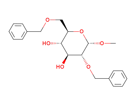 Molecular Structure of 58341-66-5 (methyl 2,6-di-O-benzyl-α-D-glucopyranoside)