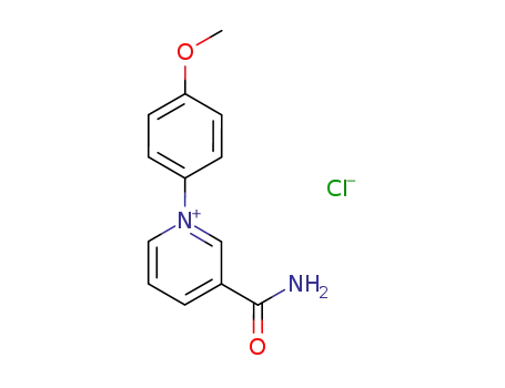 3-Carbamoyl-1-(4-methoxyphenyl)pyridin-1-ium chloride