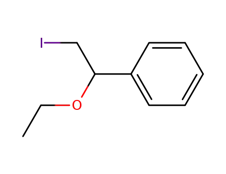 Molecular Structure of 52763-02-7 (Benzene, (1-ethoxy-2-iodoethyl)-)