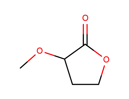 Molecular Structure of 25600-25-3 (2(3H)-Furanone, dihydro-3-methoxy-)