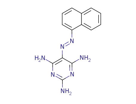 5-[(E)-naphthalen-1-yldiazenyl]pyrimidine-2,4,6-triamine