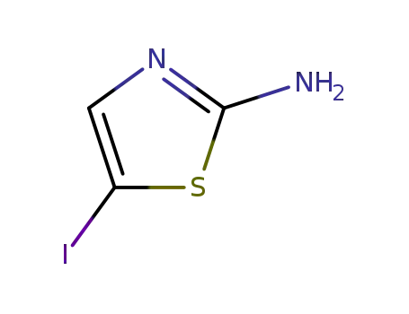 Molecular Structure of 41731-32-2 (2-Thiazolamine, 5-iodo-)
