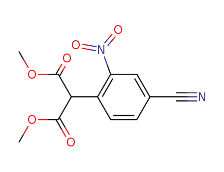 Dimethyl 2-(4-cyano-2-nitrophenyl)malonate