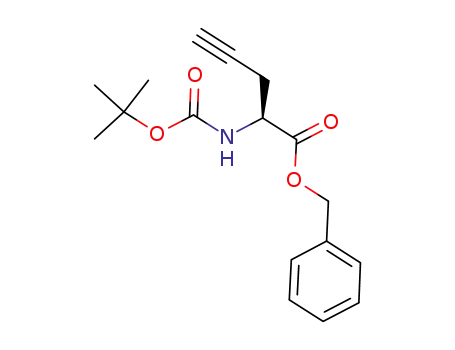 (S)-2-((tert-butoxycarbonyl)amino)-4-pentynoic acid benzyl ester
