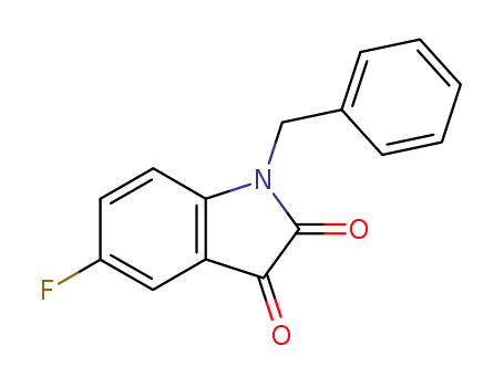 Molecular Structure of 366799-82-8 (N-benzyl-5-fluoroisatin)
