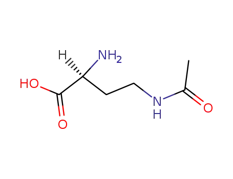 Molecular Structure of 1190-46-1 (Nγ-Acetyl-L-2,4-diaminobutyric acid)